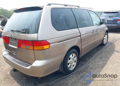 2004 Honda Odyssey Ex из США, поврежденный, VIN 5FNRL18644B069195